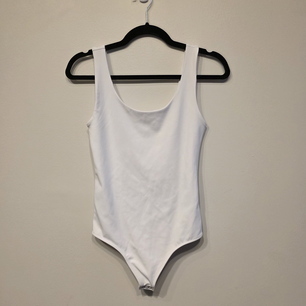 Express White Body Contour Bodysuit